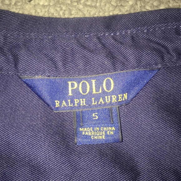 Polo Ralph Lauren Poplin Button-front Dress - Picture 3 of 3